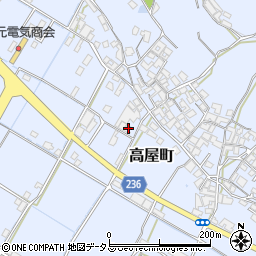 香川県観音寺市高屋町380周辺の地図