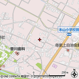 香川県三豊市豊中町本山甲1214周辺の地図