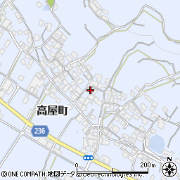 香川県観音寺市高屋町2398周辺の地図