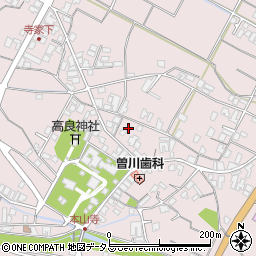 香川県三豊市豊中町本山甲1362周辺の地図