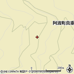 徳島県阿波市阿波町真重183-1周辺の地図