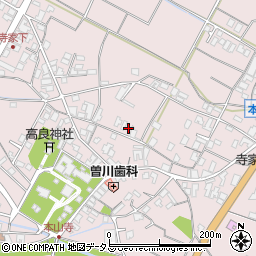 香川県三豊市豊中町本山甲1368周辺の地図