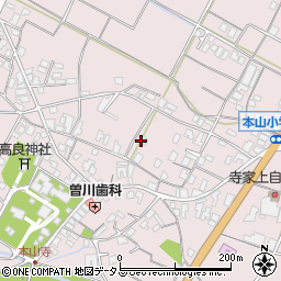 香川県三豊市豊中町本山甲1219周辺の地図