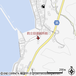 広島県呉市倉橋町釣士田7207周辺の地図