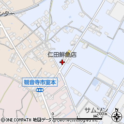 香川県観音寺市高屋町749周辺の地図