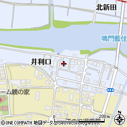 徳島県板野郡藍住町乙瀬井利口周辺の地図