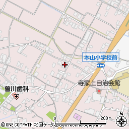 香川県三豊市豊中町本山甲1212周辺の地図