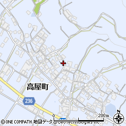 香川県観音寺市高屋町2408周辺の地図