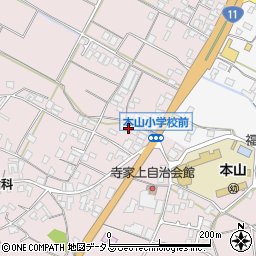 香川県三豊市豊中町本山甲1198周辺の地図