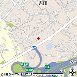 山口県山口市吉田2894-5周辺の地図