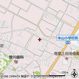 香川県三豊市豊中町本山甲1210周辺の地図