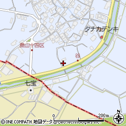 香川県三豊市豊中町岡本2393-1周辺の地図