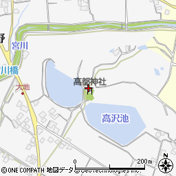 香川県三豊市豊中町上高野508周辺の地図