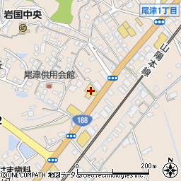 山口トヨタ自動車南岩国店周辺の地図