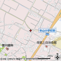 香川県三豊市豊中町本山甲1200周辺の地図