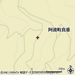 徳島県阿波市阿波町真重125周辺の地図