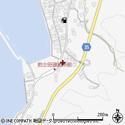広島県呉市倉橋町釣士田7070周辺の地図