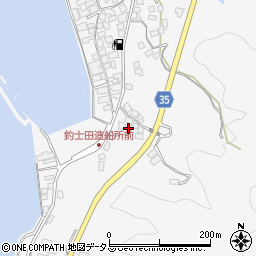 広島県呉市倉橋町釣士田7069周辺の地図