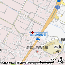 香川県三豊市豊中町本山甲1149周辺の地図