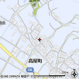 香川県観音寺市高屋町2374周辺の地図
