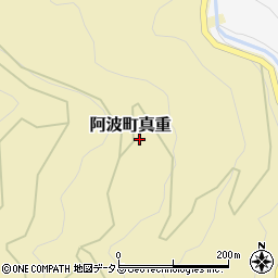 徳島県阿波市阿波町真重112-4周辺の地図