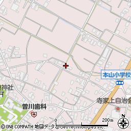 香川県三豊市豊中町本山甲1208周辺の地図