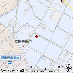 香川県観音寺市高屋町743周辺の地図