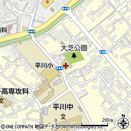 山口市立　平川幼稚園周辺の地図