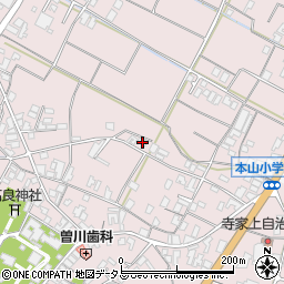 香川県三豊市豊中町本山甲1207周辺の地図