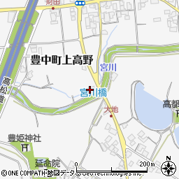 香川県三豊市豊中町上高野2755周辺の地図
