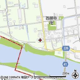 徳島県鳴門市大麻町津慈16周辺の地図