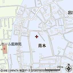 徳島県板野郡藍住町乙瀬青木周辺の地図