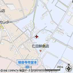 香川県観音寺市高屋町755周辺の地図