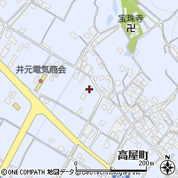 香川県観音寺市高屋町392周辺の地図