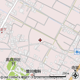 香川県三豊市豊中町本山甲1390周辺の地図