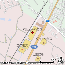 マーレとようら　地場物産店周辺の地図