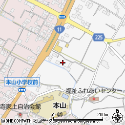 香川県三豊市豊中町上高野1880周辺の地図