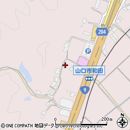 山口県山口市朝田1677周辺の地図