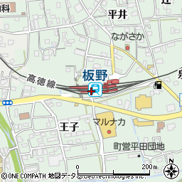 板野駅周辺の地図