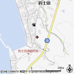 広島県呉市倉橋町釣士田7078周辺の地図