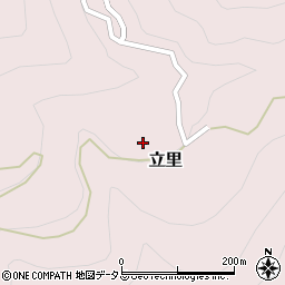 奈良県吉野郡野迫川村立里110周辺の地図