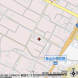 香川県三豊市豊中町本山甲1128周辺の地図