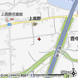 香川県三豊市豊中町上高野周辺の地図