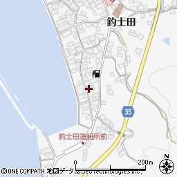 広島県呉市倉橋町釣士田7127周辺の地図