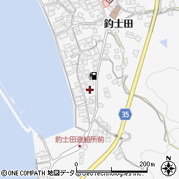 広島県呉市倉橋町釣士田7128-3周辺の地図