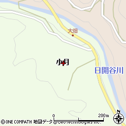 徳島県阿波市市場町犬墓小月周辺の地図