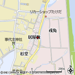 徳島県鳴門市大麻町中馬詰居屋敷14周辺の地図