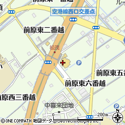 勝浦ファームみいーと周辺の地図