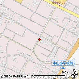 香川県三豊市豊中町本山甲1122周辺の地図