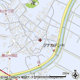 香川県三豊市豊中町岡本2520-1周辺の地図